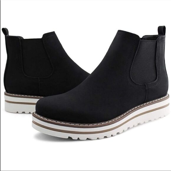 Ankle Boots Waterproof New Black - Picture 4 of 6